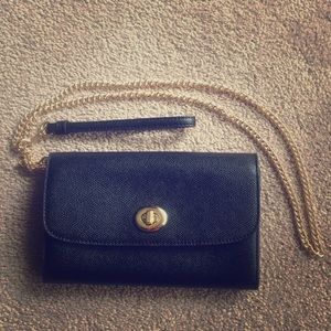 NEW Black Coach Crossbody Purse